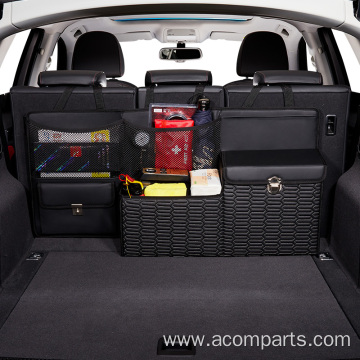 Car storage box SUV hanging collapsible trunk organizer